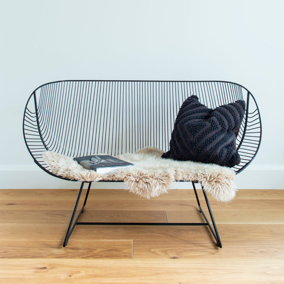 Orere Sofa – STAINLESS STEEL BLACK – Home Lab NZ