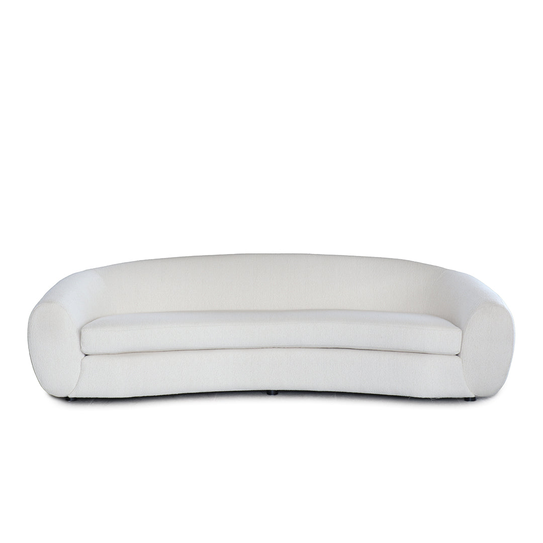 Gwen Boucle Sofa back view – Home Lab NZ