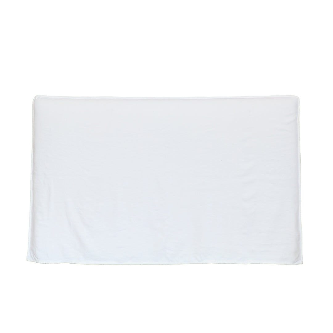 Harlow Slip Cover Headboard-Ivory lifestyle shot – Home Lab NZ