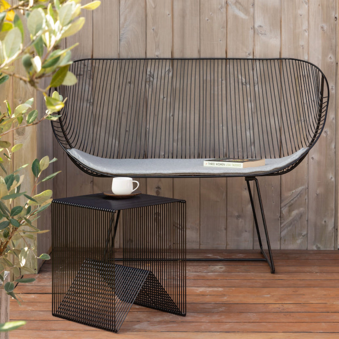 Orere Sofa – STAINLESS STEEL BLACK – Home Lab NZ