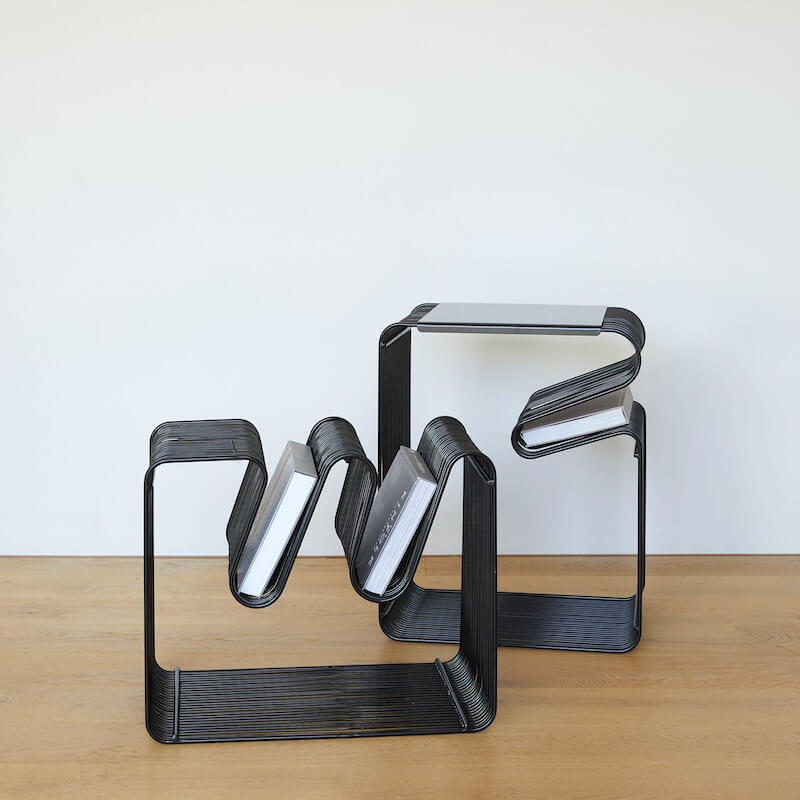 Bantay Nesting Tables in Black – wire side tables set | Home Lab
