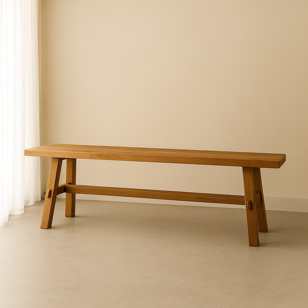 Long Reclaimed Wood Bench – bench seat | Home Lab