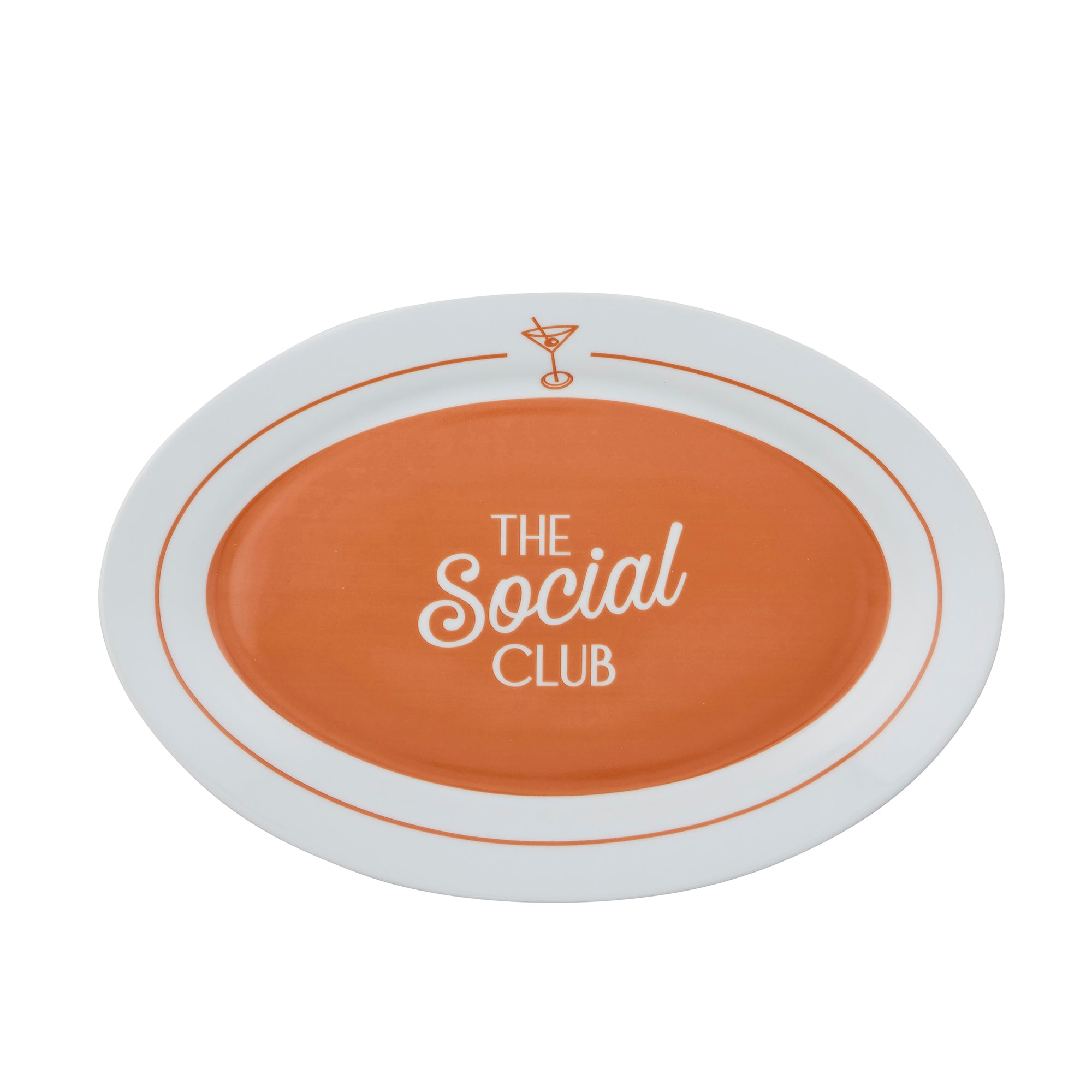 The Social Club Oval Platter