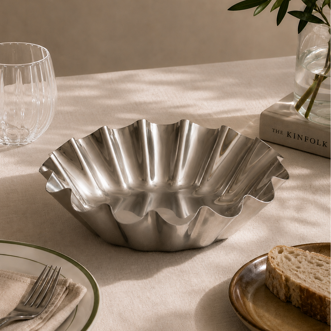 Landry Stainless Steel Serve Bowl