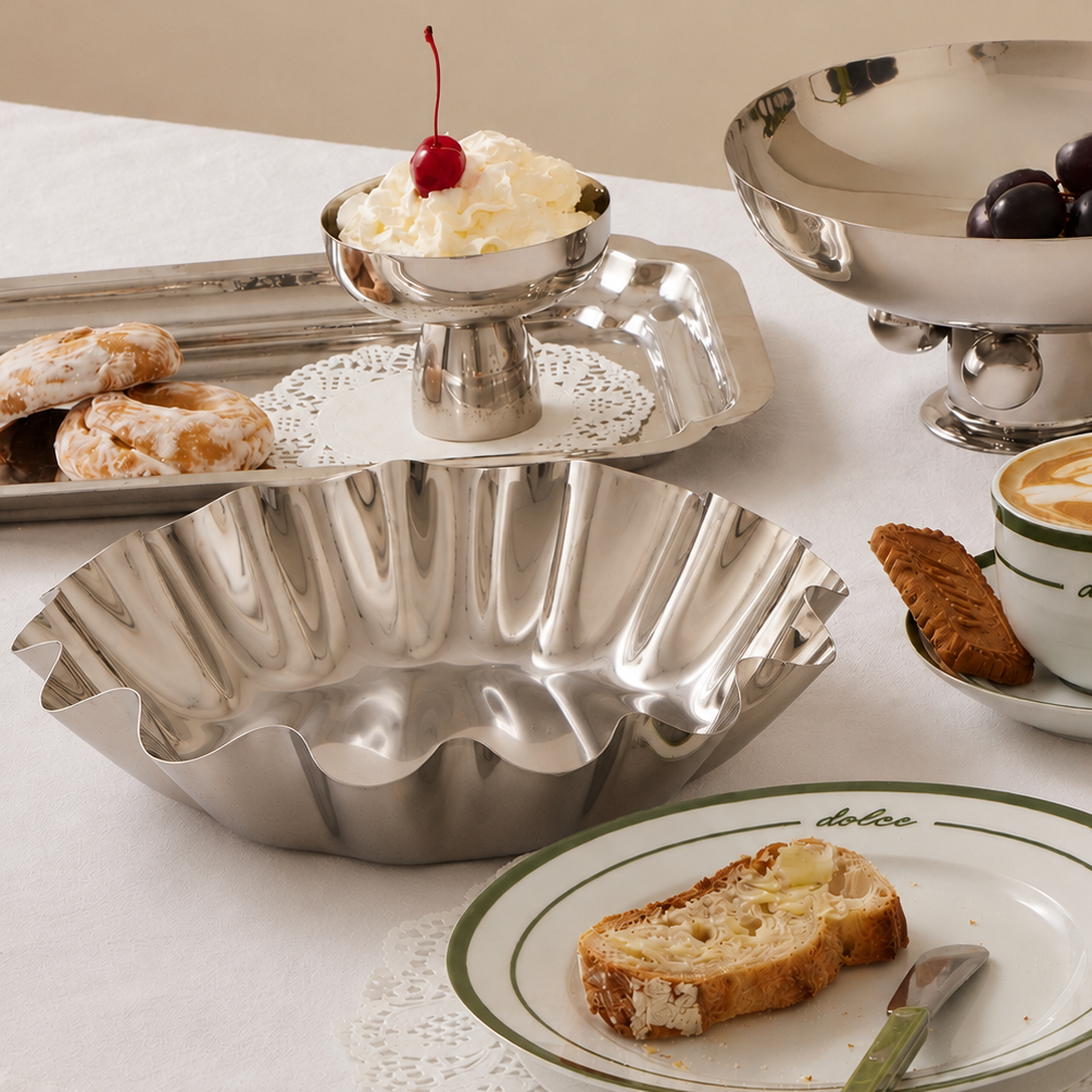 Landry Stainless Steel Serve Bowl