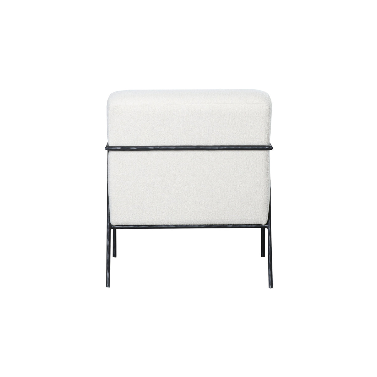 Slim Frame Boucle Chair back view – Home Lab NZ