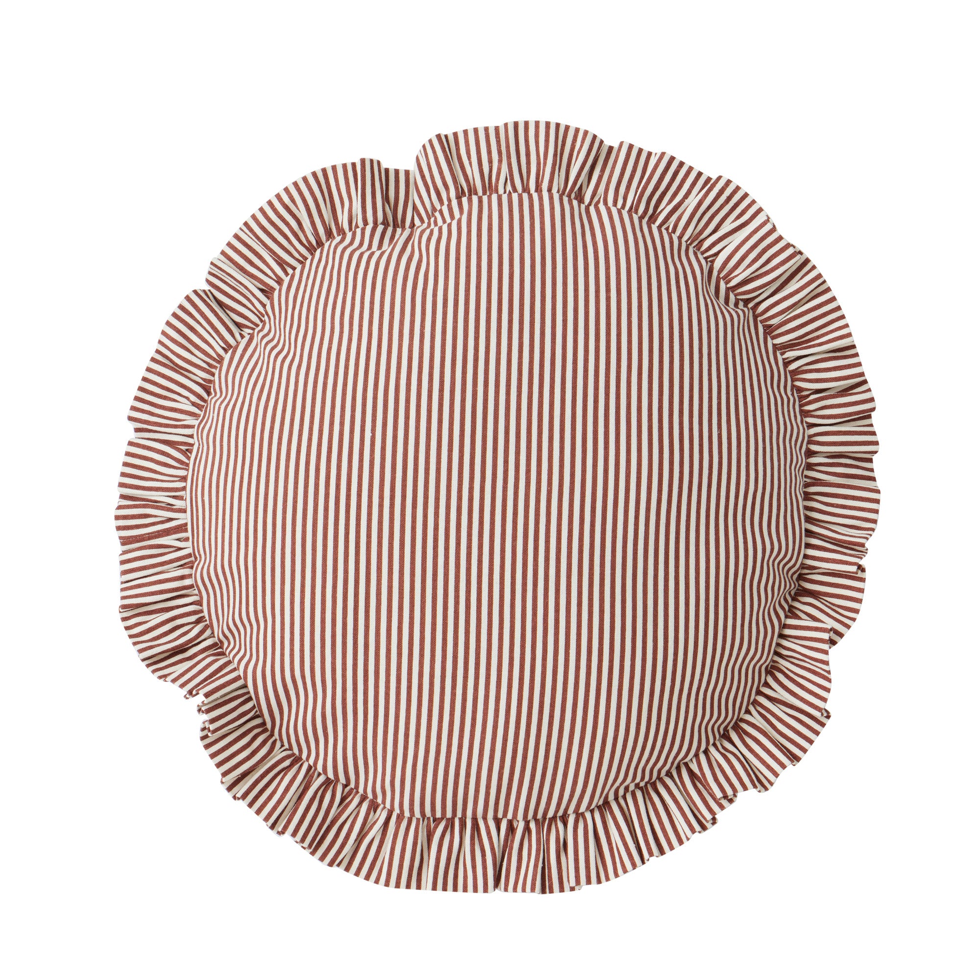 Bonny Round Cushion Russet/Ivory – Home Lab NZ