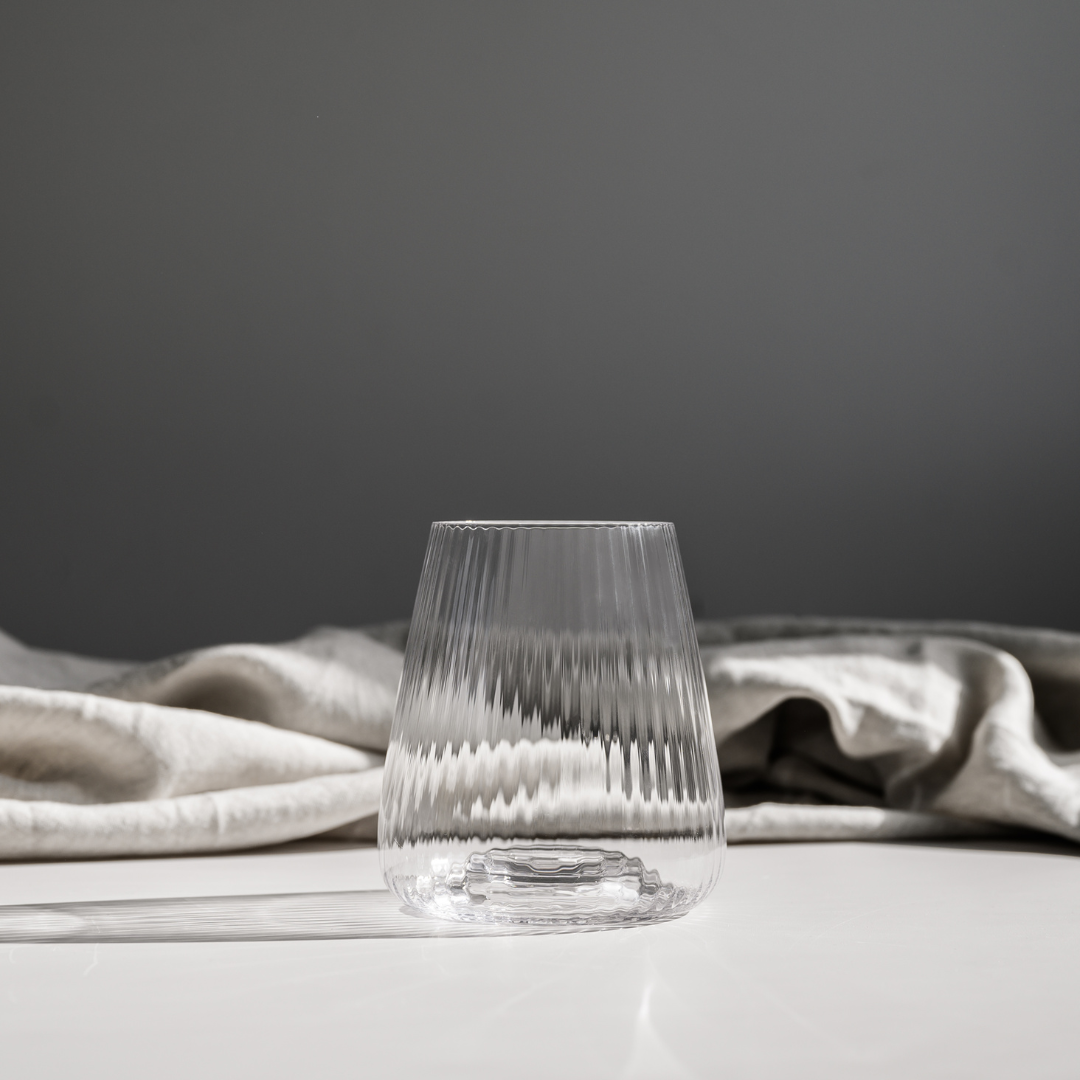 Melted Crystal Stemless Glass in Set of 4 – Home Lab NZ