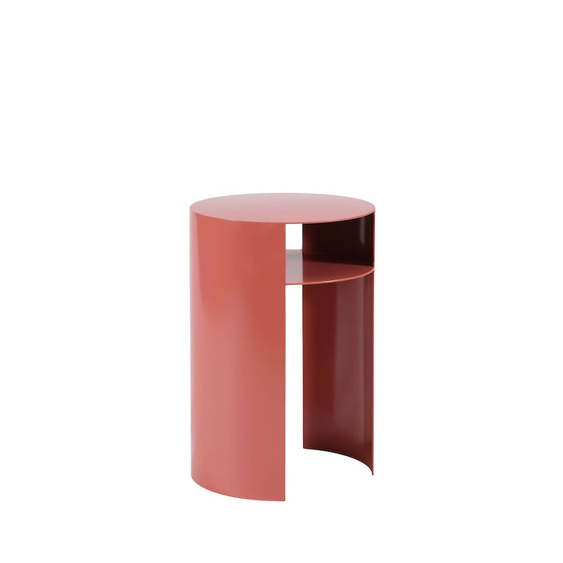 Waipuna Outdoor Side Table – Stainless Steel in Adobe
