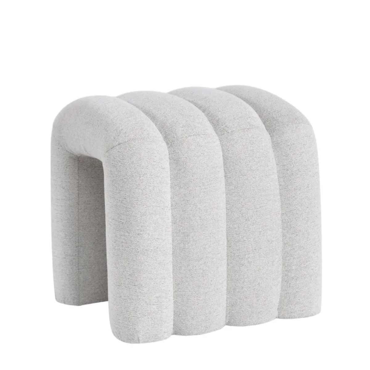 Arch footstool, oat