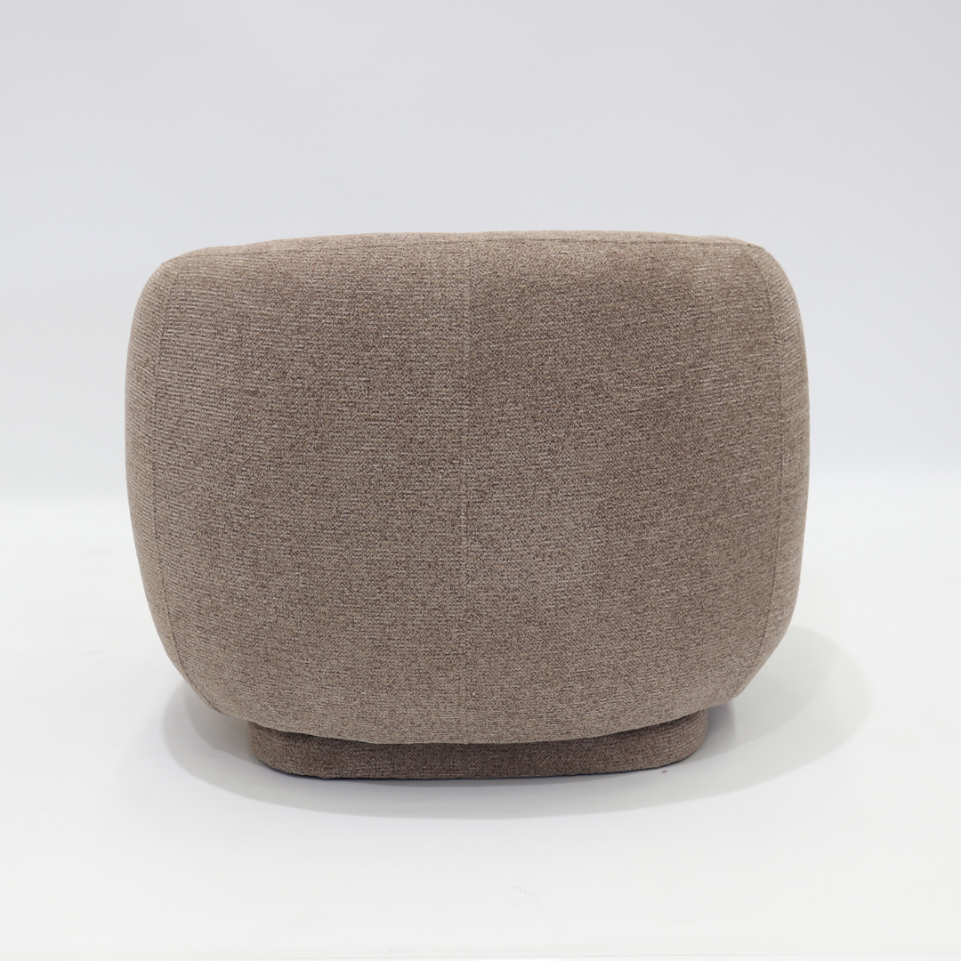 Carmen occasional chair in coffee, styled shot