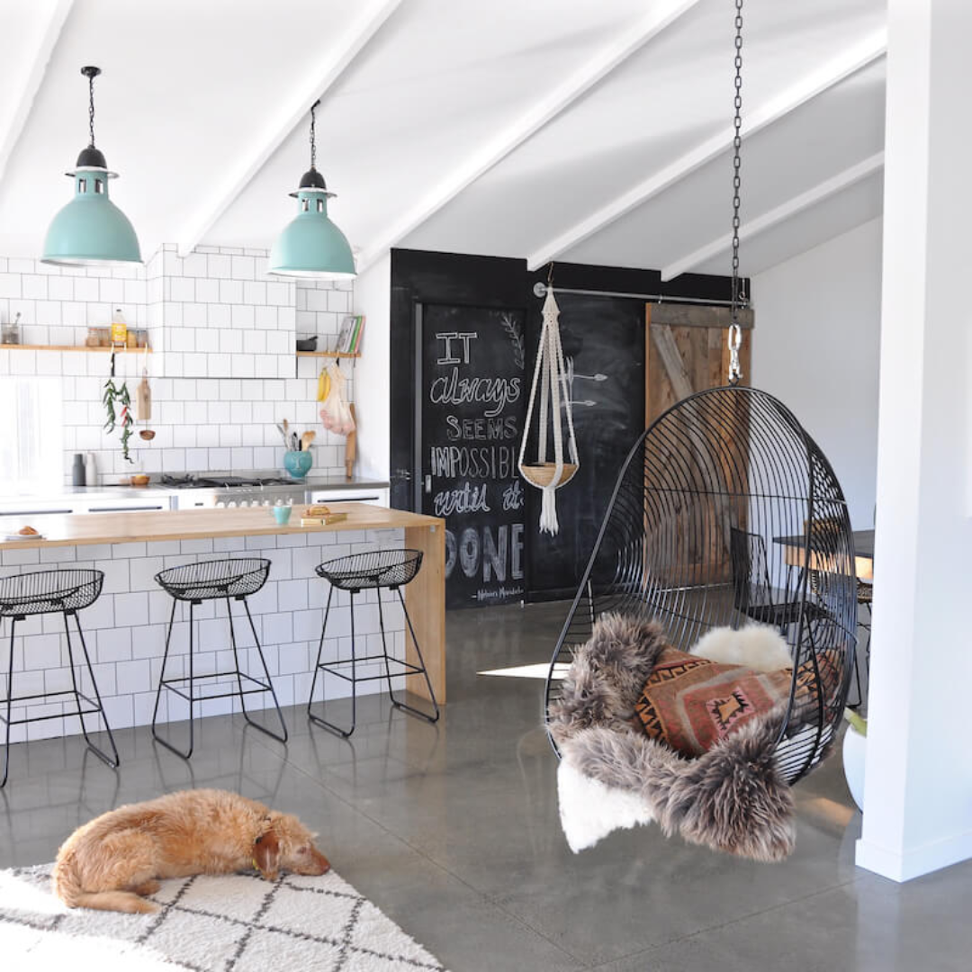 Hokianga hanging chair in black