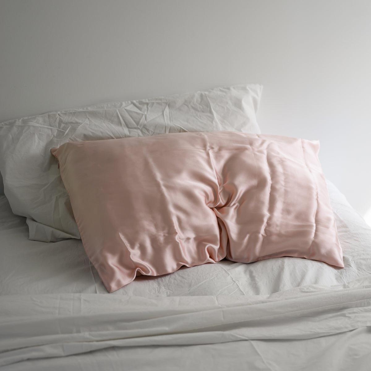 100% Pure Silk Pillowcase - Blush