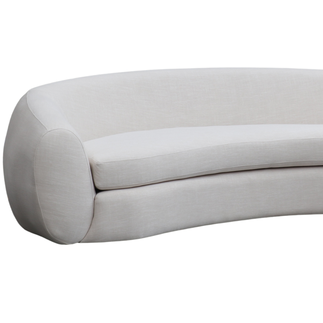 Gwen Sofa - Linen Blend detail – Home Lab NZ