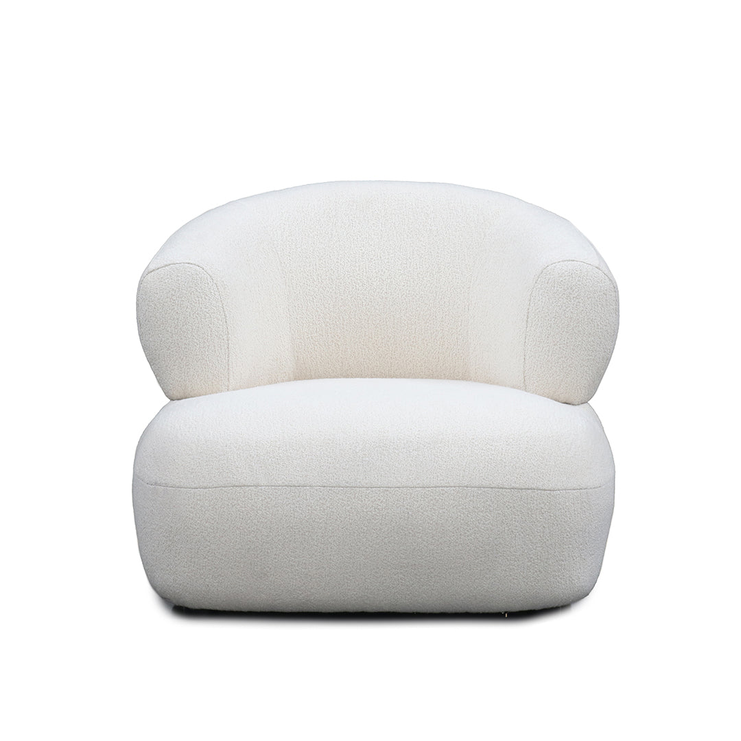 Boucle Bubble chair close up – Home Lab NZ