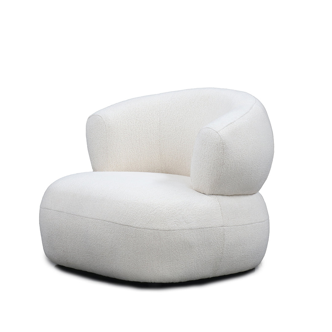 Boucle Bubble chair lifestyle shot – Home Lab NZ