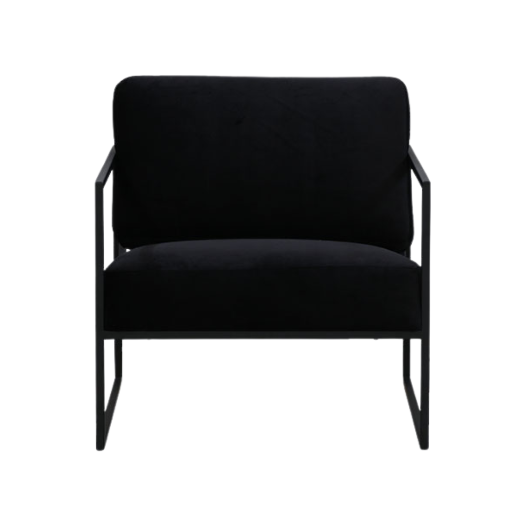 Soho Frame Chair -Black detail – Home Lab NZ