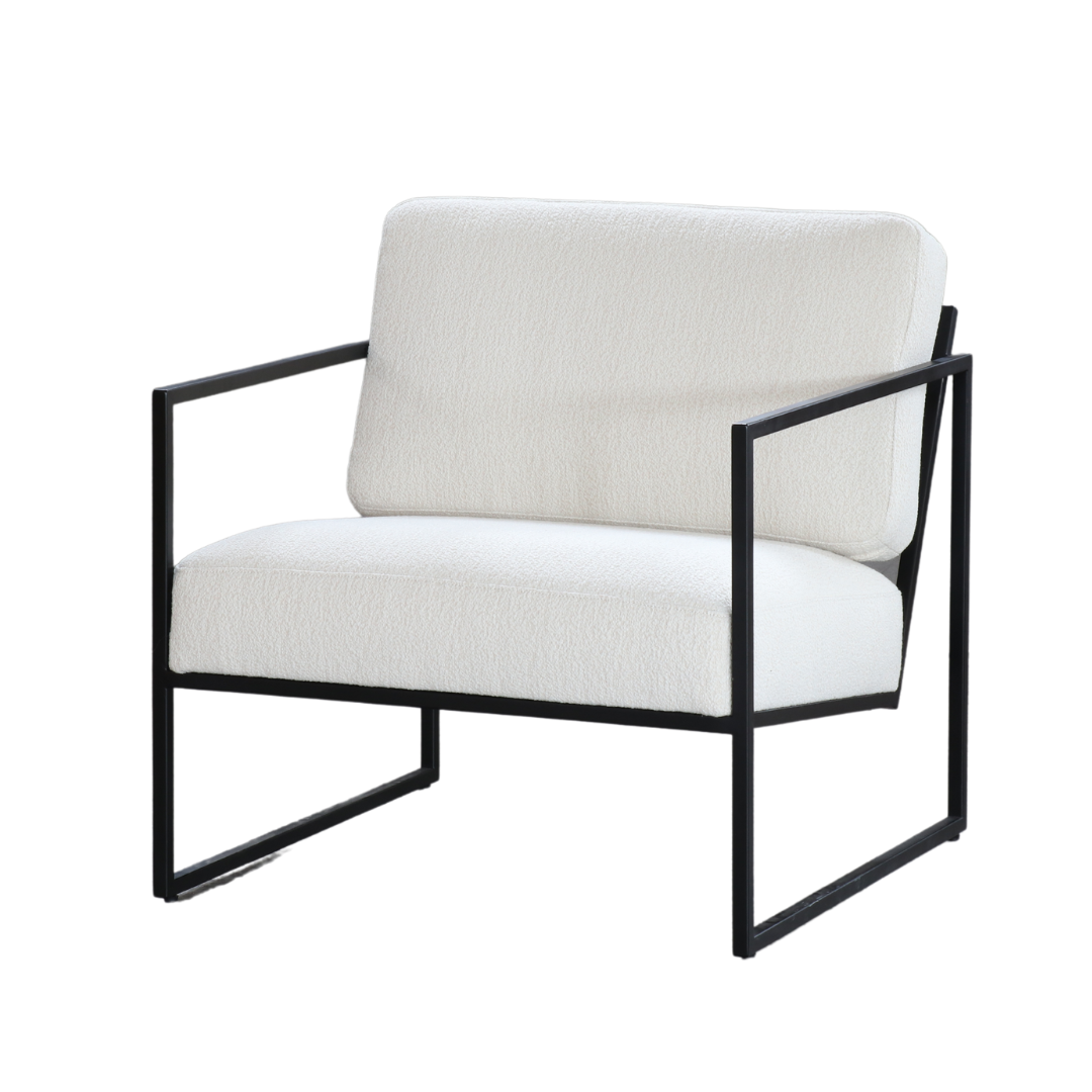 Soho Frame Chair- Boucle – Home Lab NZ