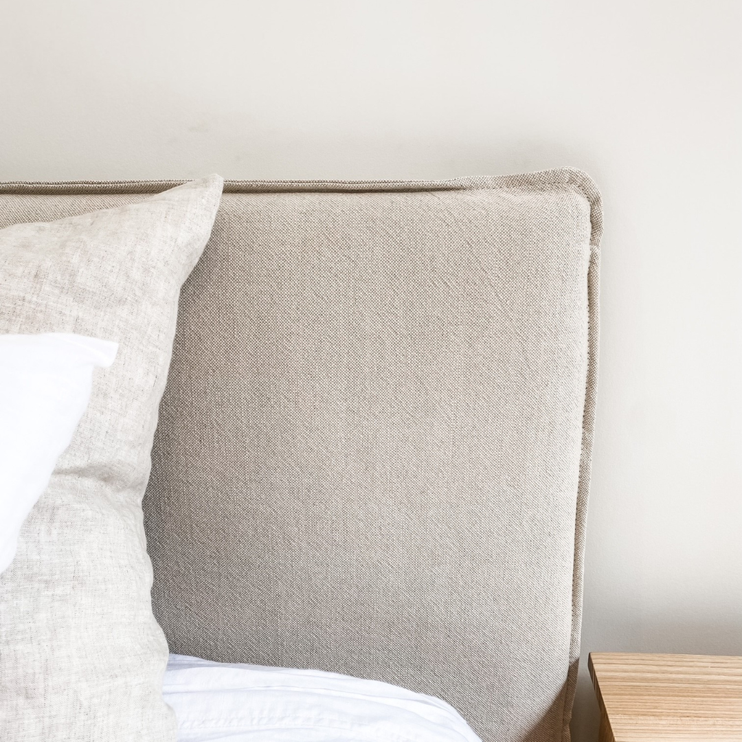Harlow Slip Cover Headboard-Natural – Home Lab NZ