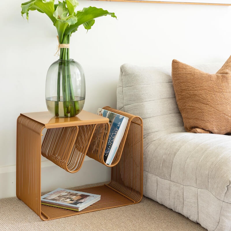 Bantay Nesting Tables in Toffee – wire side tables set | Home Lab