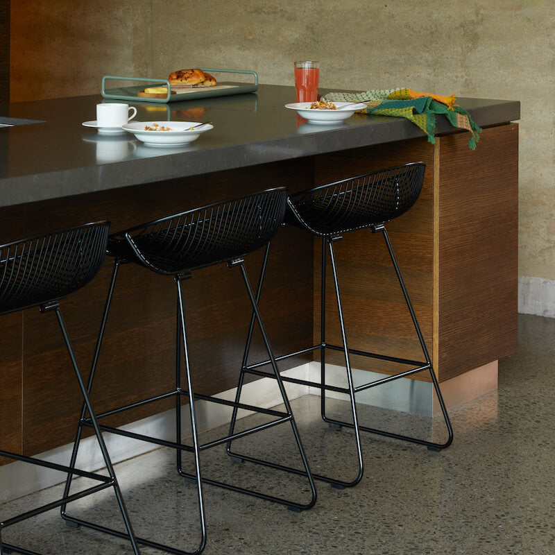 Rangitoto Stool in Black – Home Lab NZ