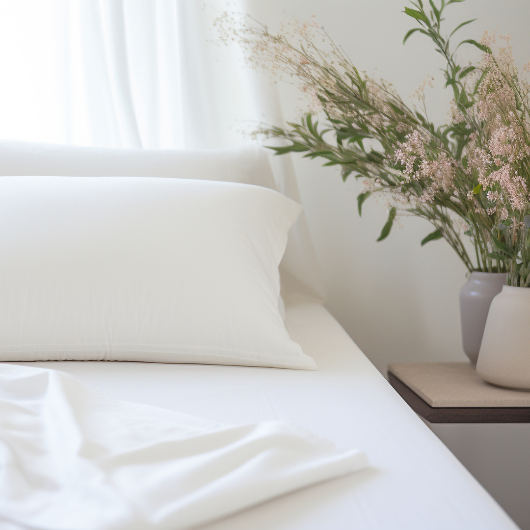 750TC Cotton Hotel Luxe Home Lab Sheet Set in Crisp White – Home Lab NZ