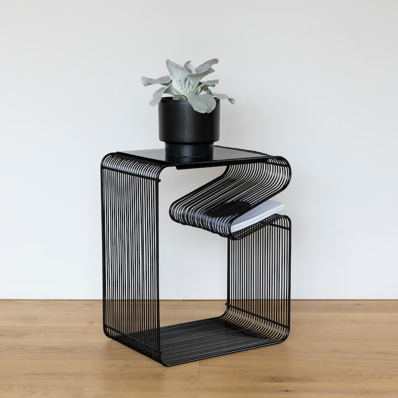 Bantay Nesting Table in Black – Home Lab NZ