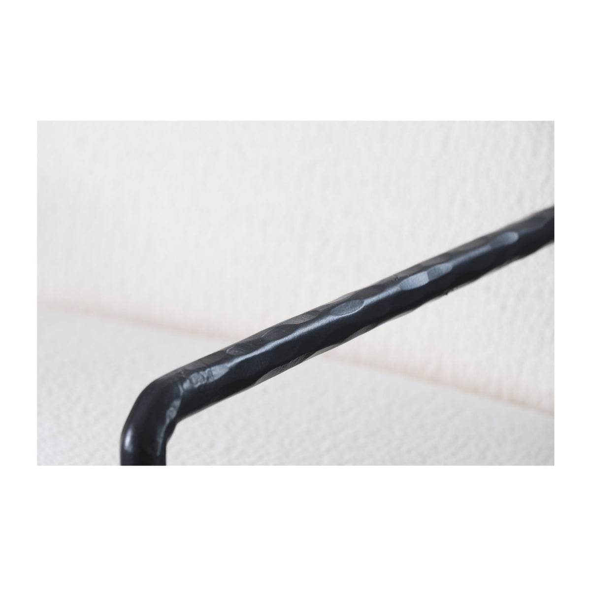 Slim Frame Boucle Chair in room setting – Home Lab NZ