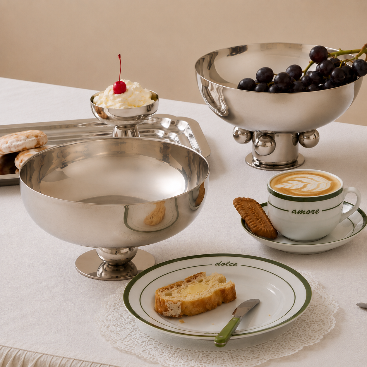 Piper Stainless Steel Serve Bowl