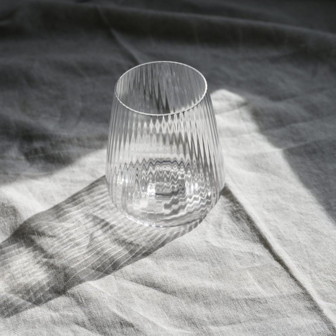 Melted Crystal Stemless Glass in Set of 4 – Home Lab NZ