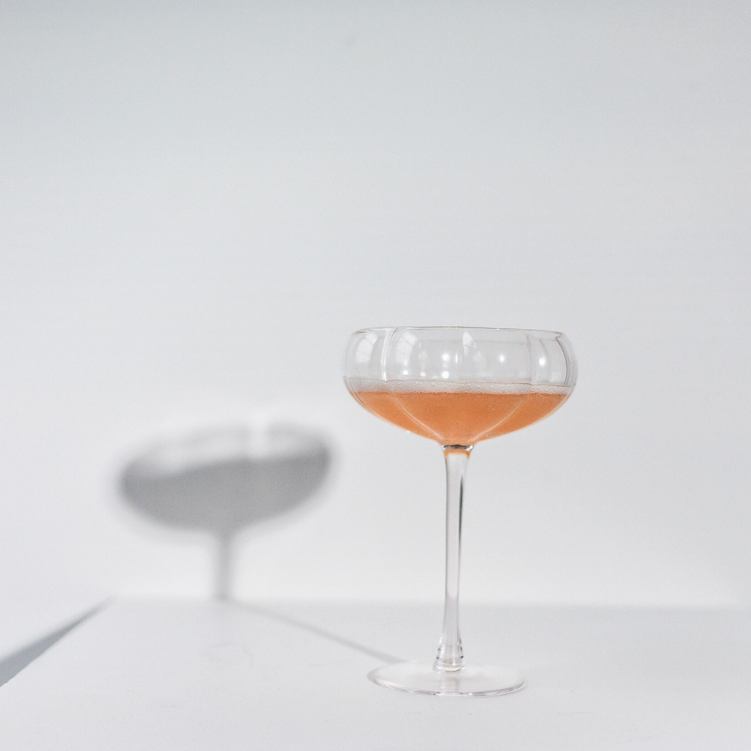 Petal Cocktail Glass- Clear- Set of 4