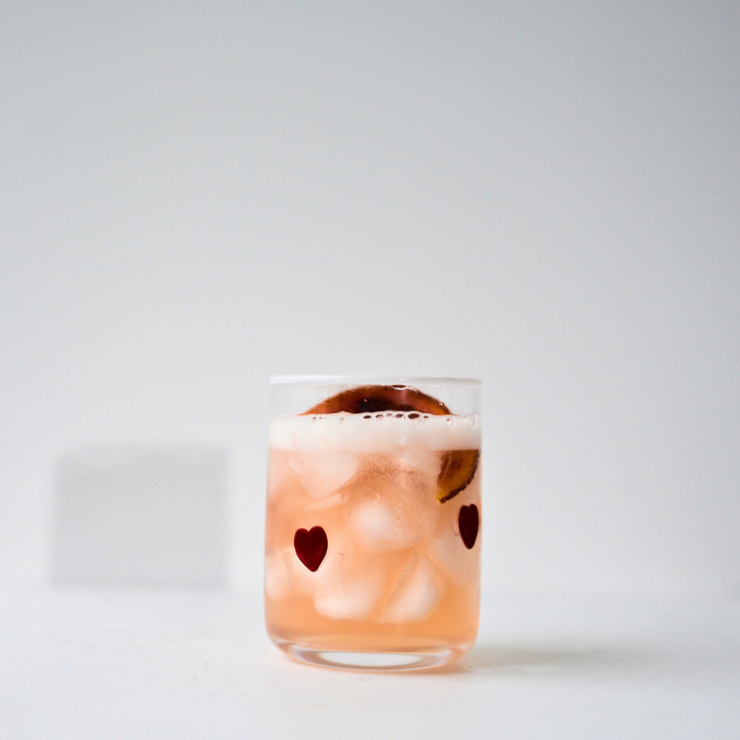 Heart Icon Glass- Set of 4