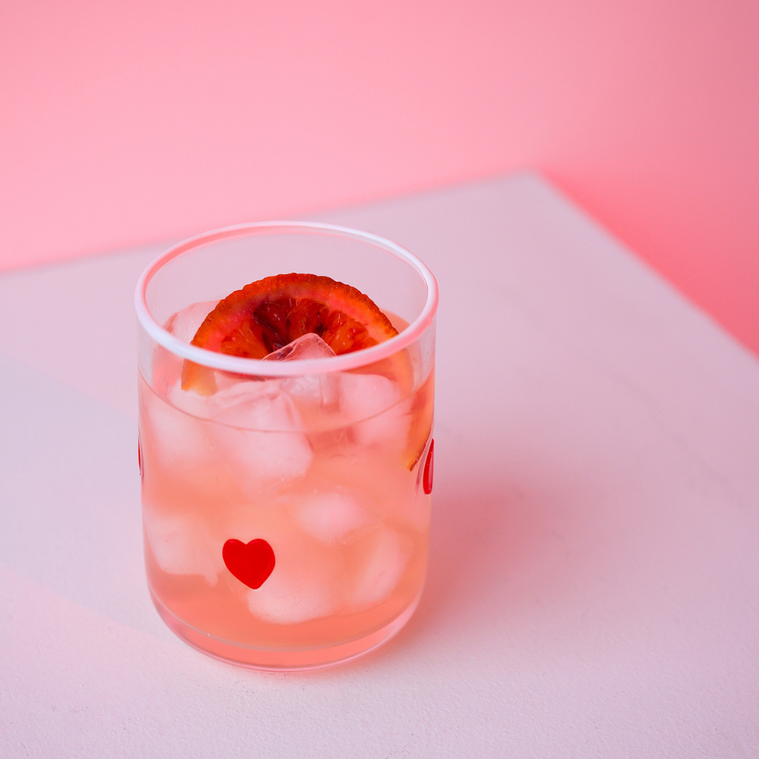 Heart Icon Glass- Set of 4