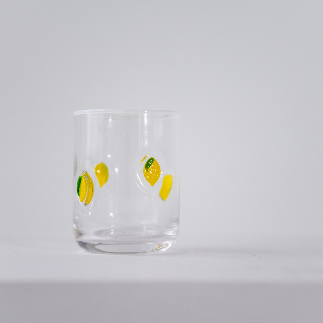 Lemon Icon Glass- Set of 4