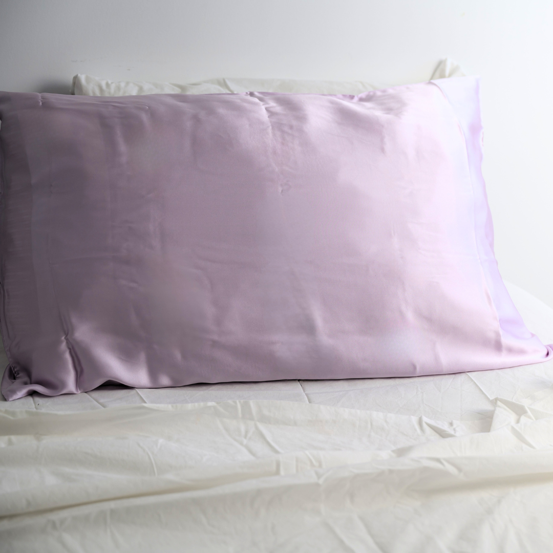 100% Pure Silk Pillowcase - Light Lilac