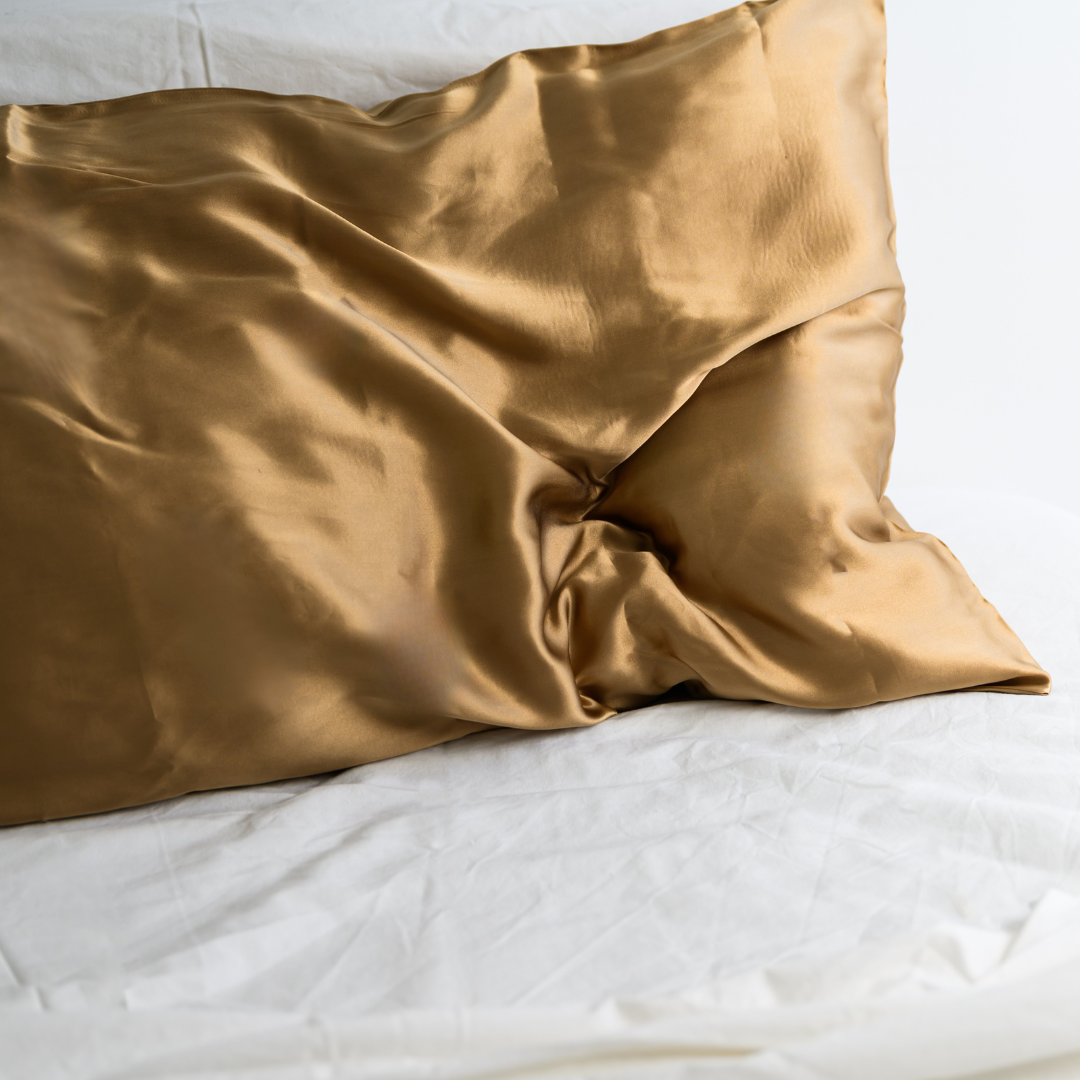 100% Pure Silk Pillowcase - Mocha