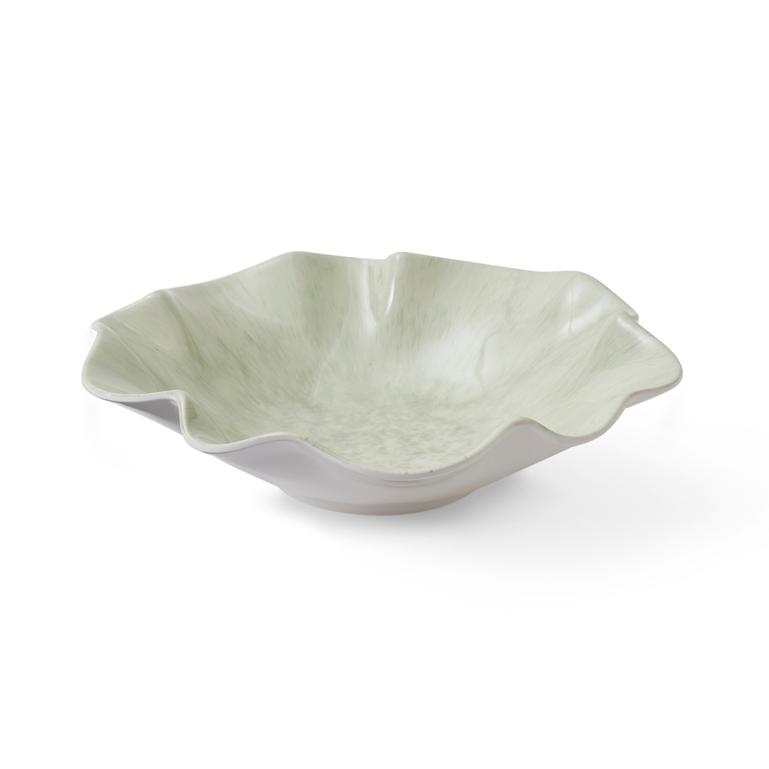 TIDE MELAMINE SEAFOAM SERVING BOWL