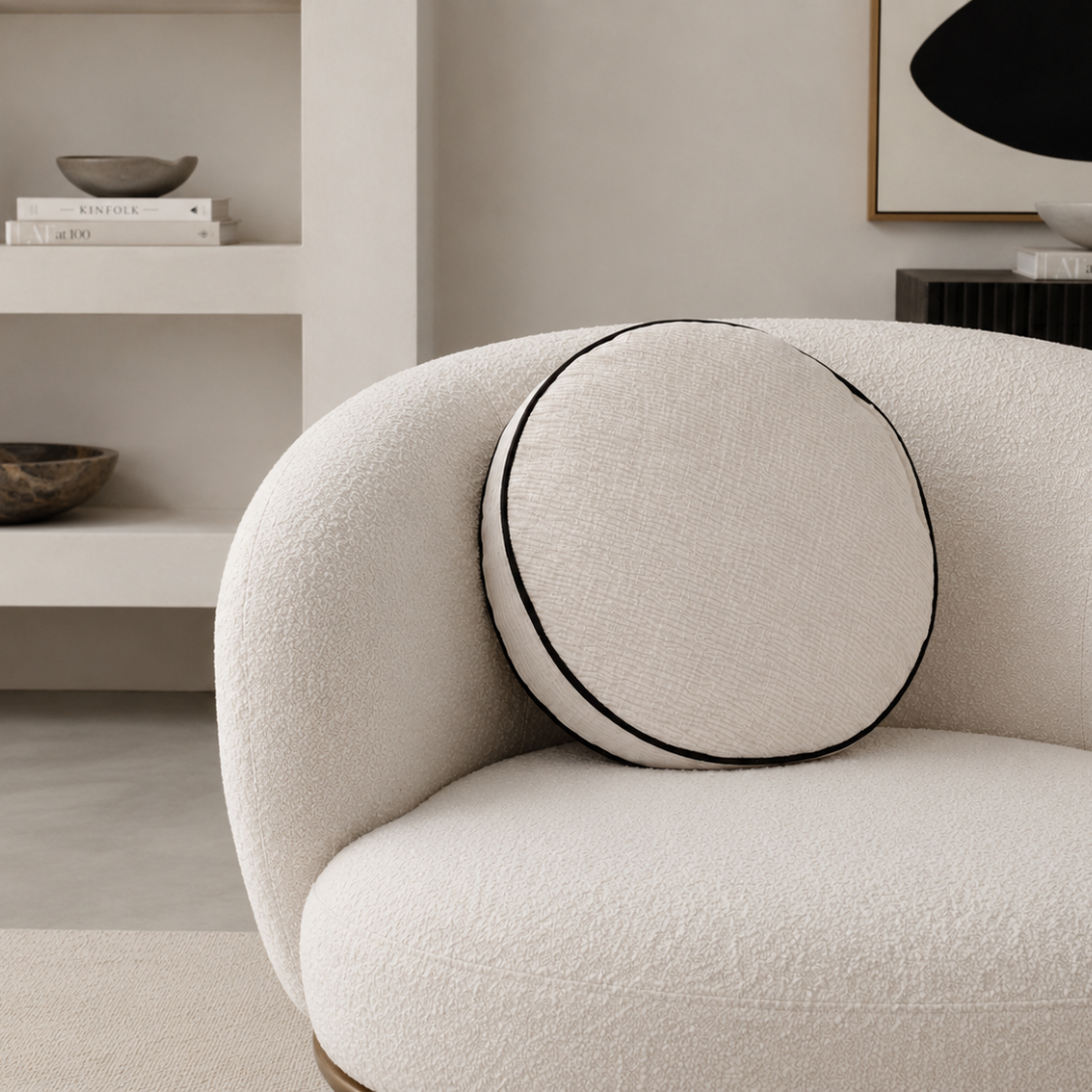 Monet Velvet Round Cushion – Home Lab NZ