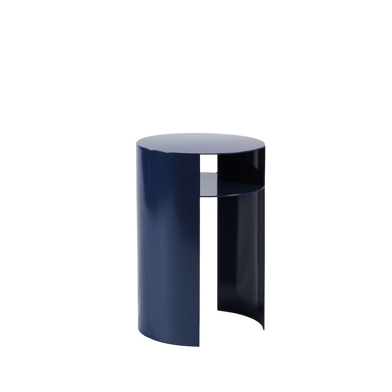 Waipuna Outdoor Side Table – Stainless Steel in Indigo