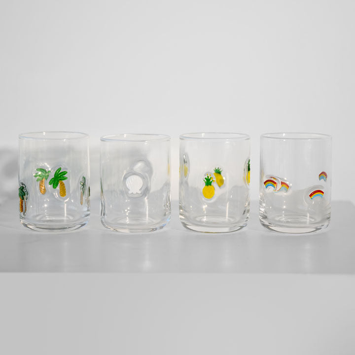 Tropicana Icon Glass Mixed- Set of 4