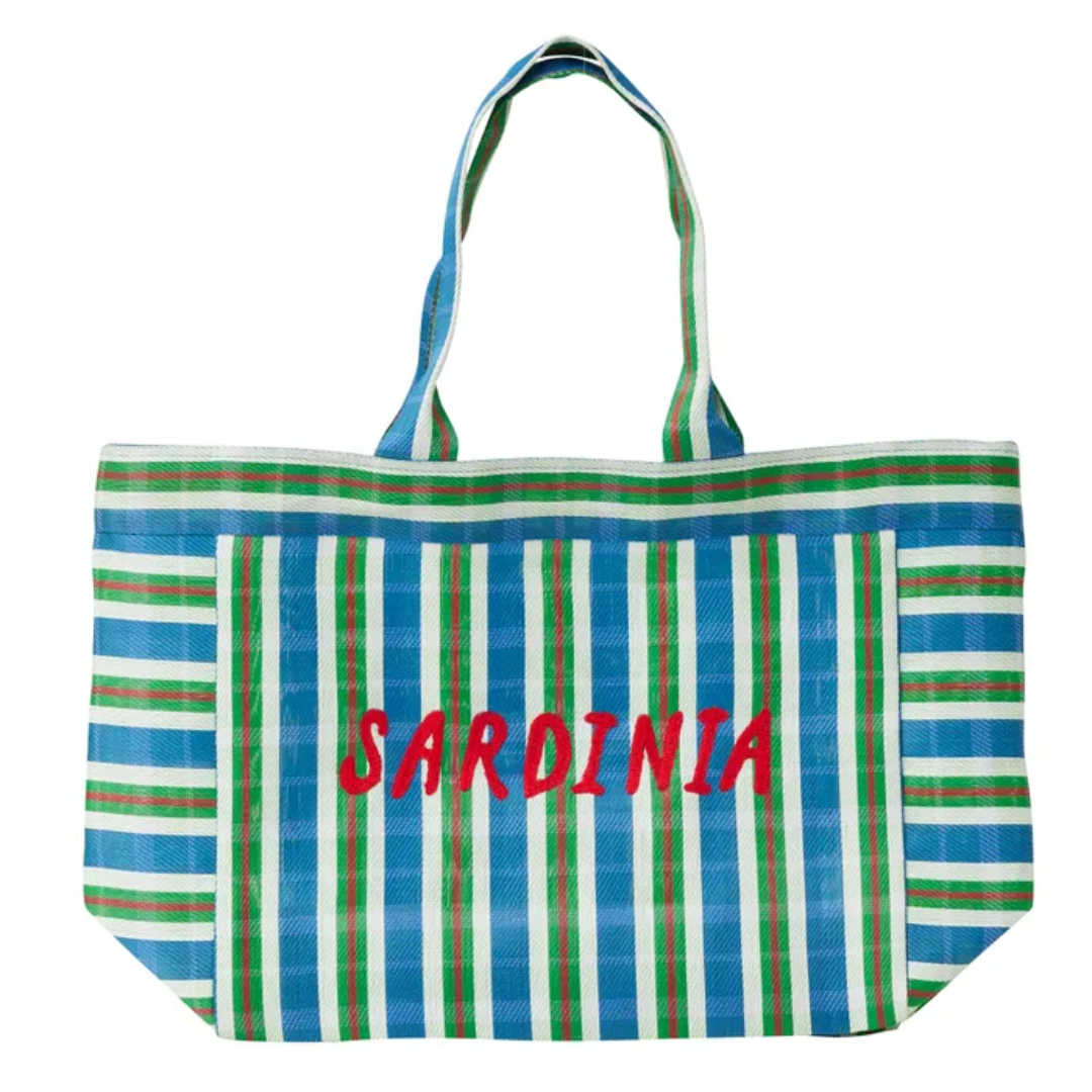 Sardinia recycled large tote bag