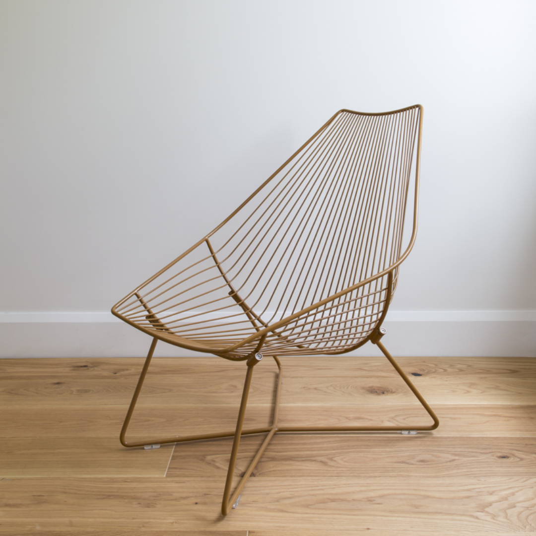 Stainless steel piha in toffee